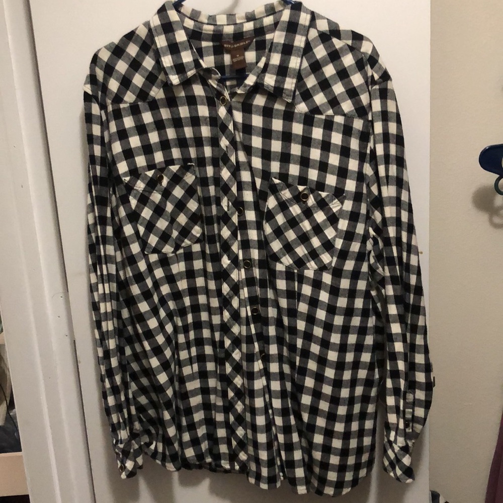 Black and White Flannel